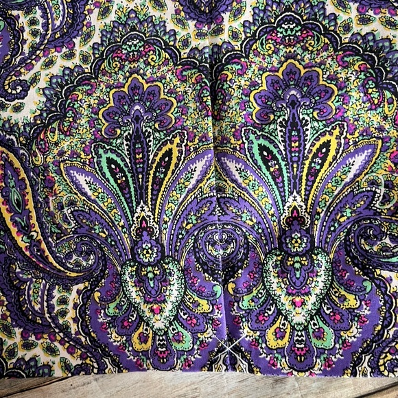 J. Crew No. 2 Pencil Skirt Paisley Print Size 6 - Picture 13 of 14